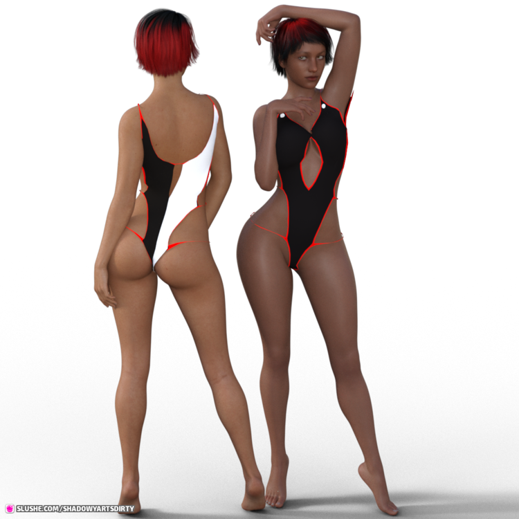 Front and back of sexy nurse dress one
